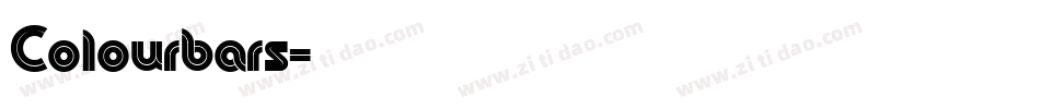 Colourbars字体转换