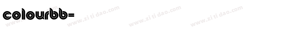 colourbb字体转换
