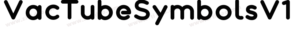 VacTubeSymbolsV12-MWAn字体转换