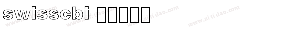 swisscbi字体转换