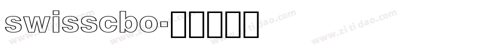 swisscbo字体转换