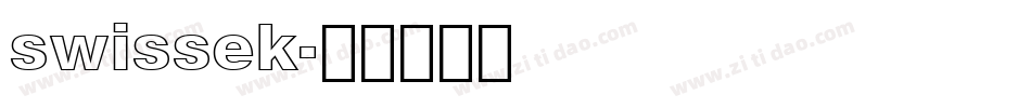 swissek字体转换