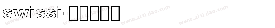 swissi字体转换