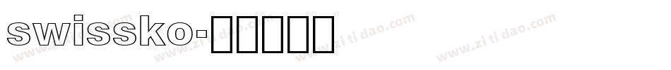swissko字体转换