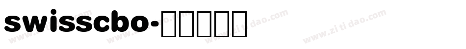 swisscbo字体转换