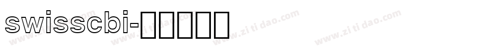 swisscbi字体转换