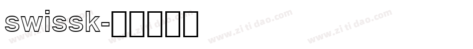swissk字体转换