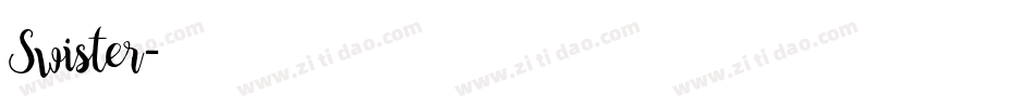 Swister字体转换