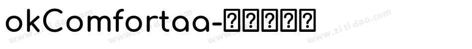 okComfortaa字体转换