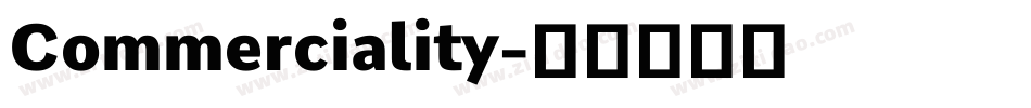 Commerciality字体转换