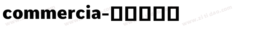 commercia字体转换