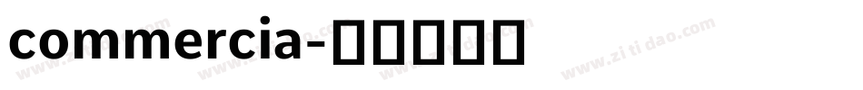 commercia字体转换