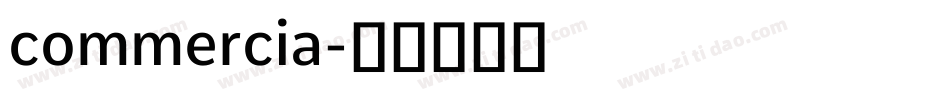 commercia字体转换