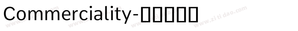 Commerciality字体转换