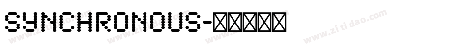 Synchronous字体转换
