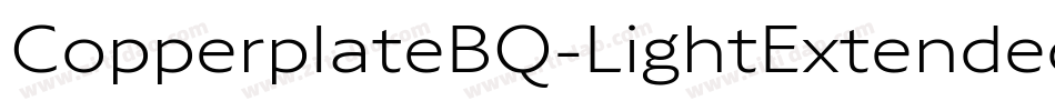 CopperplateBQ-LightExtended字体转换