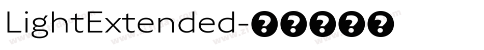 LightExtended字体转换