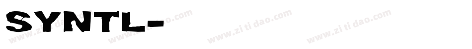 SYNTL字体转换