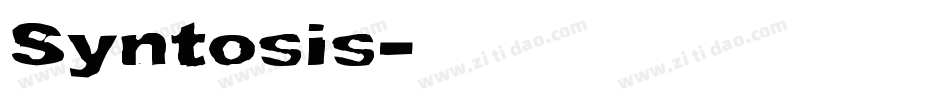 Syntosis字体转换