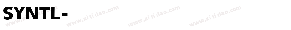SYNTL字体转换