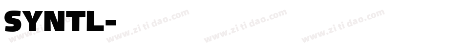 SYNTL字体转换