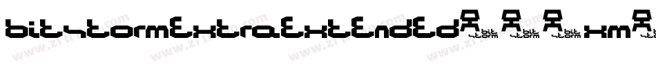 BitstormExtraextended-85XM字体转换