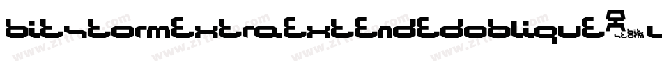 BitstormExtraextendedOblique-Yrjq字体转换