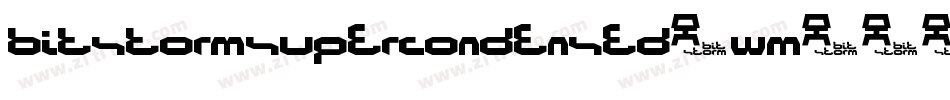 BitstormSupercondensed-wm42字体转换
