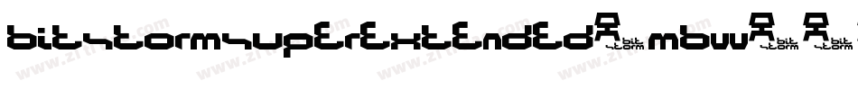 BitstormSuperextended-mBvV字体转换