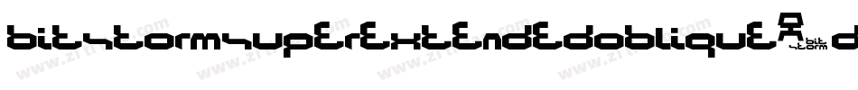 BitstormSuperextendedOblique-dX1l字体转换
