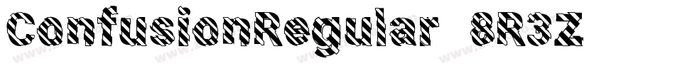 ConfusionRegular-8R3Z字体转换