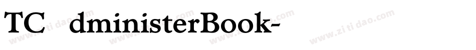 TCAdministerBook字体转换