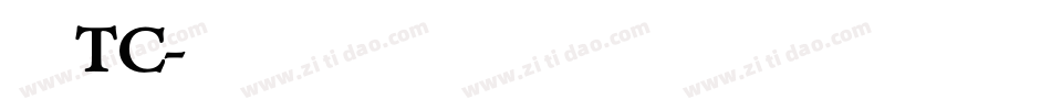 翔鹤黑TC字体转换