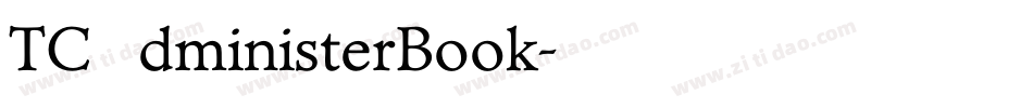 TCAdministerBook字体转换