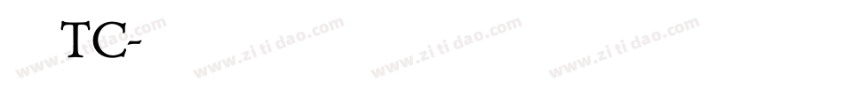 翔鹤黑TC字体转换