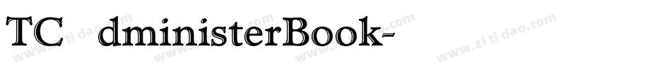 TCAdministerBook字体转换