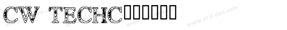 CW_TECHC字体转换