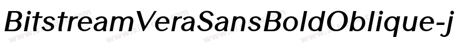 BitstreamVeraSansBoldOblique-j76l字体转换