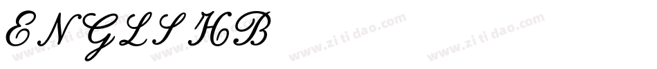 ENGLSHB字体转换