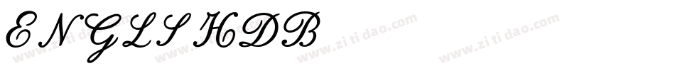 ENGLSHDB字体转换