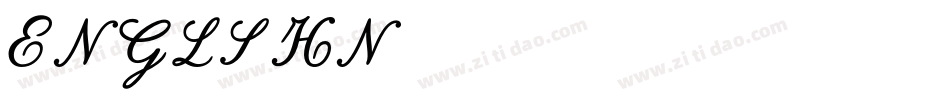 ENGLSHN字体转换