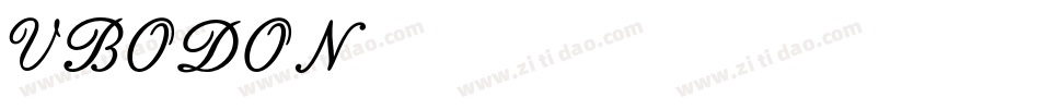 VBODON字体转换