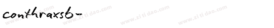 conthraxsb字体转换