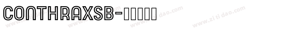 conthraxsb字体转换