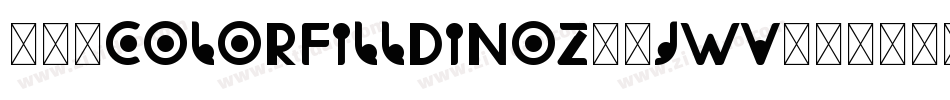101ColorFillDinoz-6jwv字体转换
