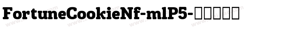 FortuneCookieNf-mlP5字体转换