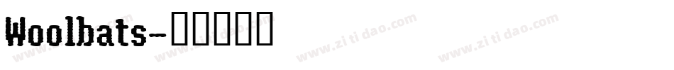 Woolbats字体转换