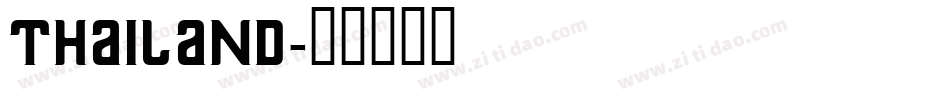 THAILAND字体转换