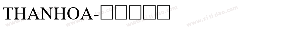 THANHOA字体转换