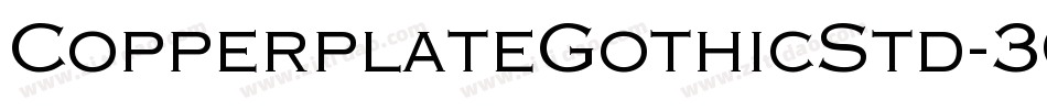 CopperplateGothicStd-30AB字体转换